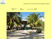 Tablet Screenshot of coconutcottage.net